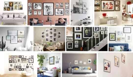 Colocación de los cuadros