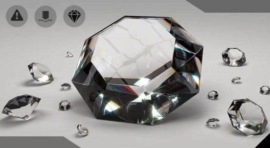 Porque el diamante corta el cristal con tanta facilidad